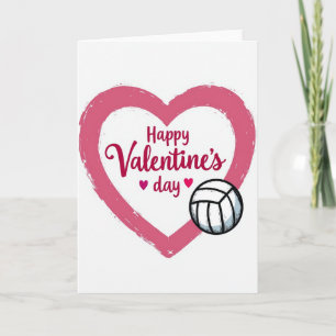 Valentins-Sport-Herz-Karte Karte