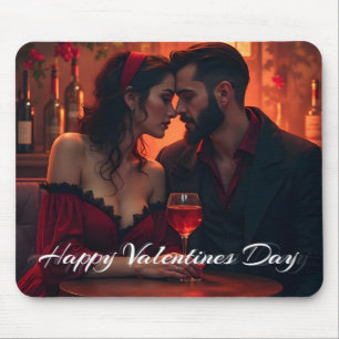 Valentins-Zauber mit romantischer Zusammengehörigk Mousepad