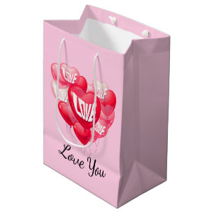 Valentinsche Geschenktasche Mittlere Geschenktüte