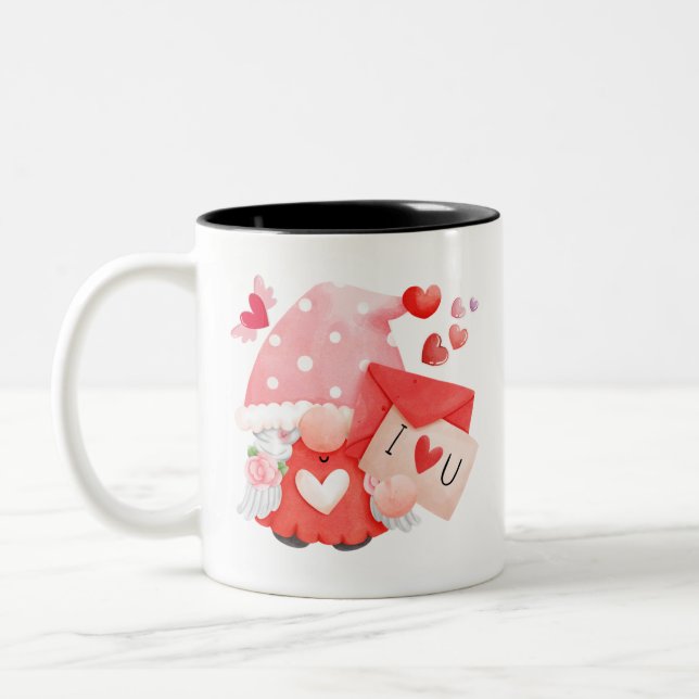 Valentinsche Gift-Tasse Zweifarbige Tasse (Links)