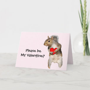 Valentinscheich mit Herz Feiertagskarte