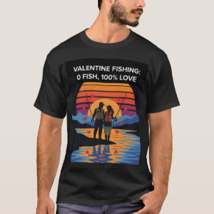 Valentinsfischen Null Fische 100 Liebe T-Shirt