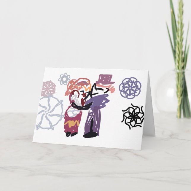 Valentinsfreude Karte (Vorderseite)