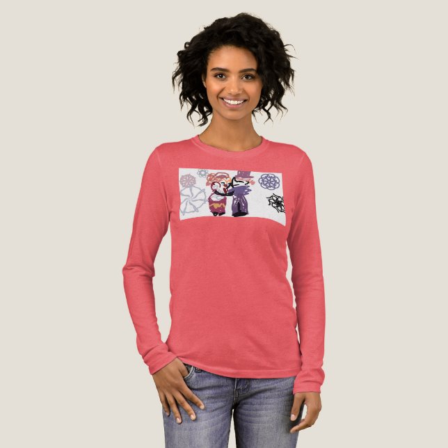 Valentinsfreude Tri-Blend Shirt (Volle Vorderseite)