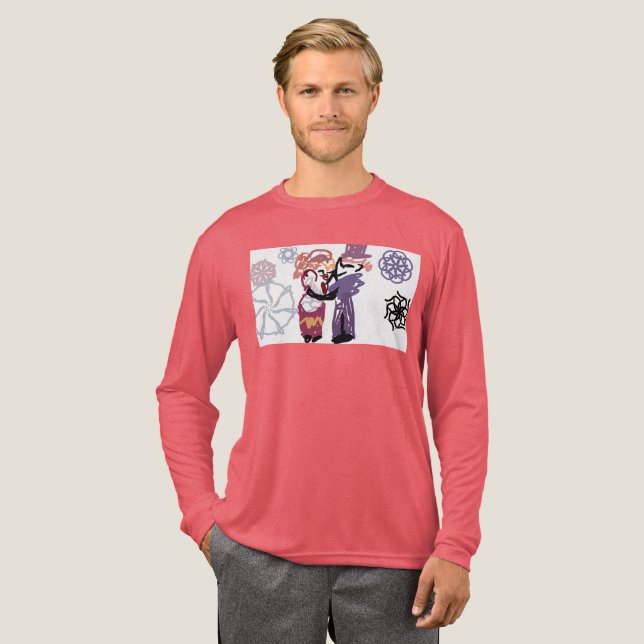 Valentinsfreude Tri-Blend Shirt (Volle Vorderseite)