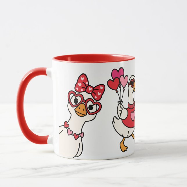 Valentinsgans  tasse (Links)