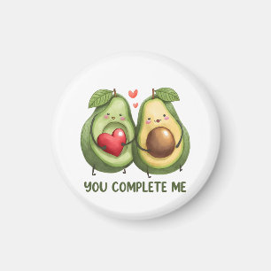 Valentinsgeschenk Avocado Du Vervollständigst Mich Magnet