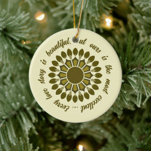VALENTINSGESCHENK EHEMANN EHefrau FREUNDIN FREUND  Keramik Ornament