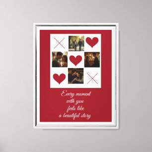 Valentinsgeschenk – Romantische Wandkunst für Paar Leinwanddruck