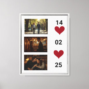 Valentinsgeschenk – Romantische Wandkunst für Paar Leinwanddruck