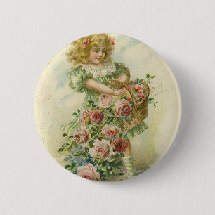 Valentinsgruß Button