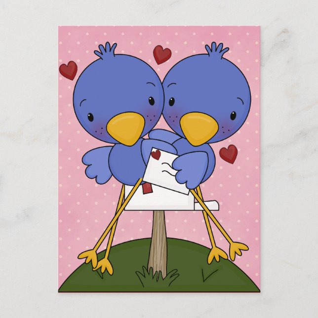 Valentinsgruß-Karten für Kinder Feiertagspostkarte (Vorderseite)