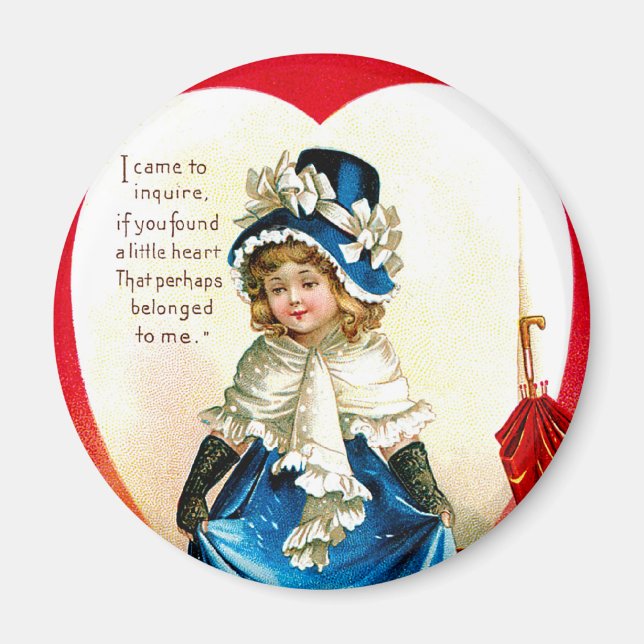 Valentinsgruß Magnet (Vorne)