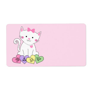 Valentinsgruß-Miezekatze