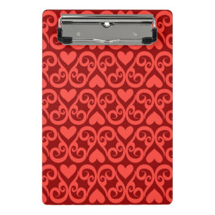 Valentinsgruß-Muster Mini Klemmbrett