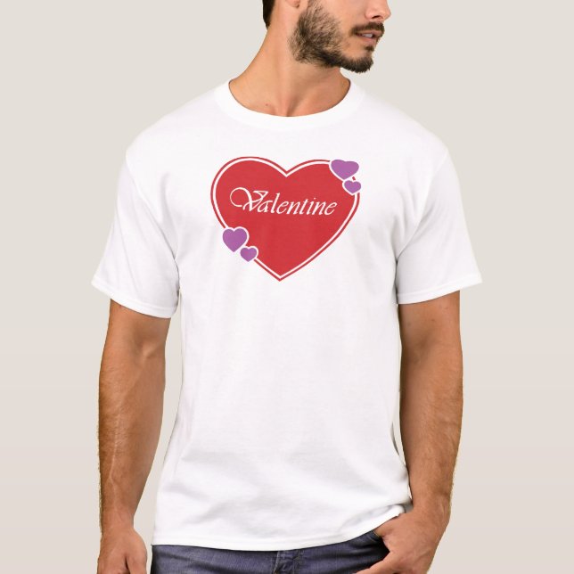 VALENTINSGRUSS T-Shirt (Vorderseite)