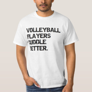 Valentinsgruß: Volleyballspieler streicheln besse T-Shirt