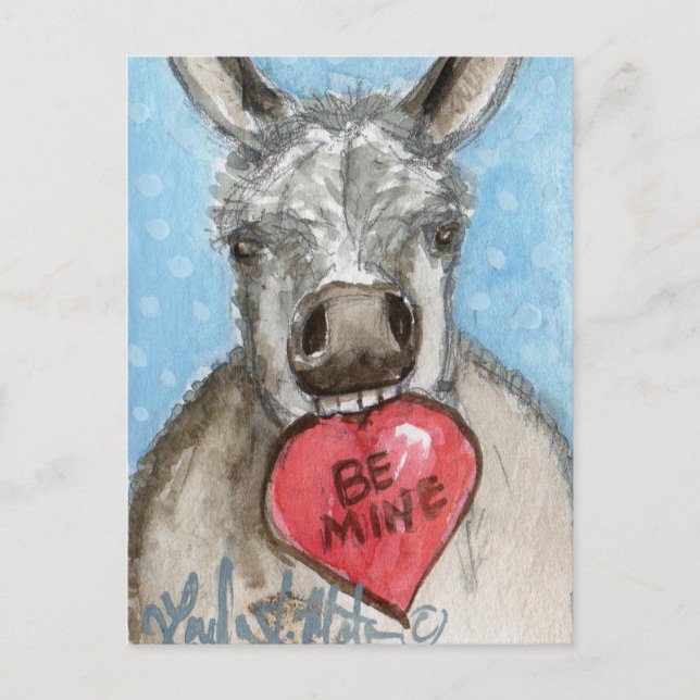 Valentinsgrußburro-Postkarte Feiertagspostkarte (Vorderseite)