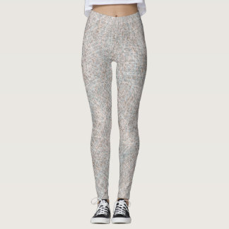 Valentinsgrußes in Pulver Tan Leggings