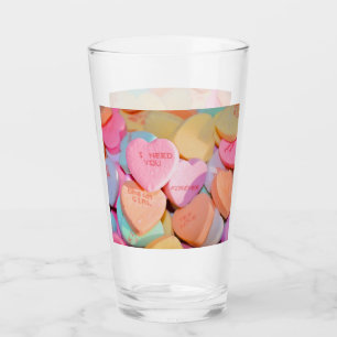 VALENTINSHERZEN AUS SÜßIGKEITEN  GLAS