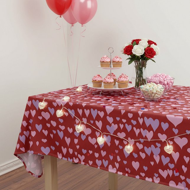 Valentinsherzen Tischdecke (Von Creator hochgeladen)