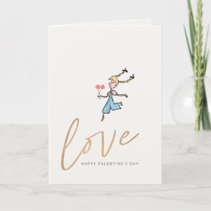 Valentinskarte Feiertagskarte
