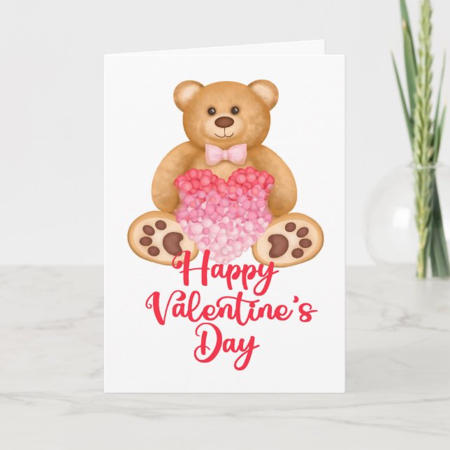 Valentinskarte Feiertagskarte (Vorderseite)