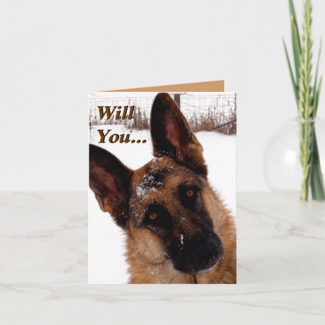 Valentinskarte Feiertagskarte (Vorderseite)