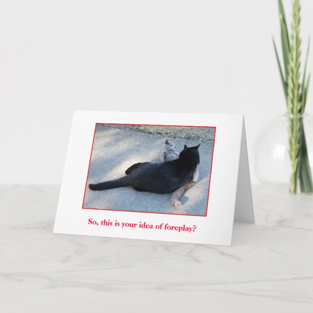 Valentinskarte Feiertagskarte (Vorderseite)