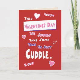 Valentinskarte Feiertagskarte