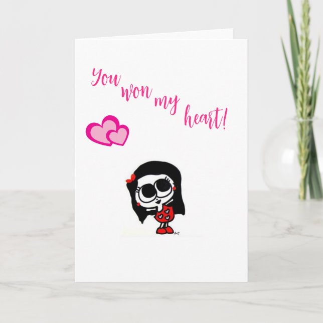Valentinskarte Karte (Vorderseite)