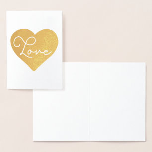Valentinskarte - Love You Folienkarte