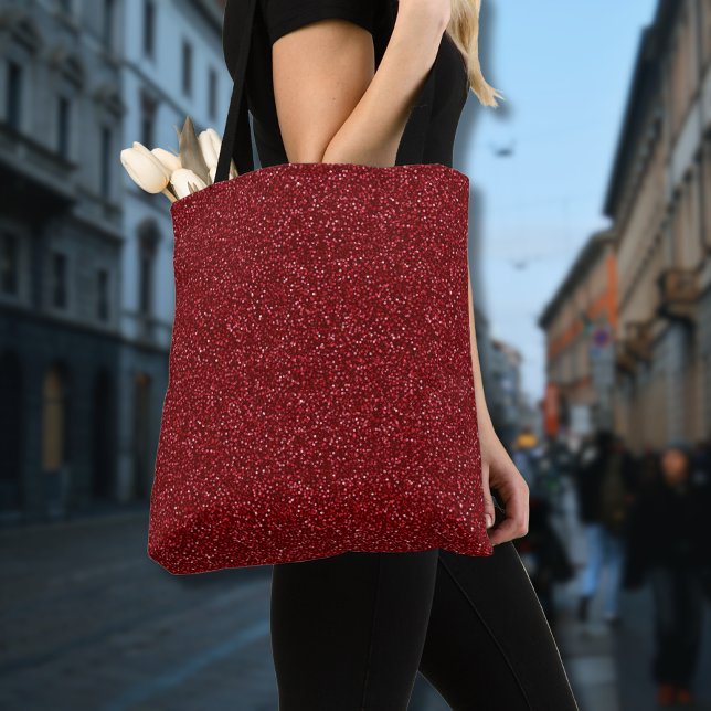 Valentinsklassiker Trendiges rotes Glitter Tasche (Von Creator hochgeladen)