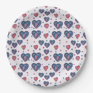 Valentinskunst pappteller