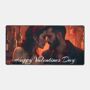 Valentinsmagie mit romantischer Zusammengehörigkei Schreibtischunterlage