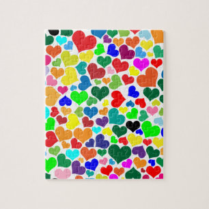 Valentinsregenbogenherzen