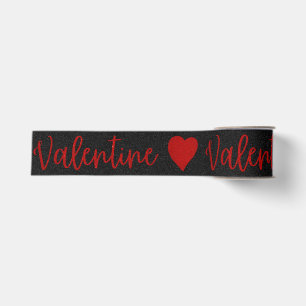 Valentinsrot glänzendes Grosgrainband Ripsband