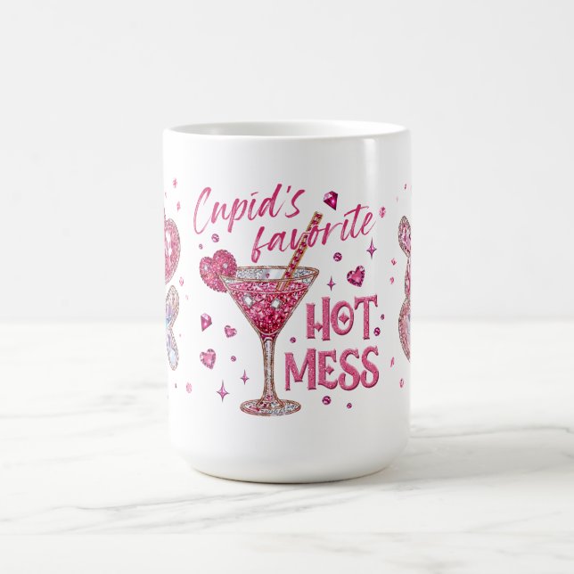 Valentinsspaß - "Cupids Liebling" Kaffeetasse (Mittel)