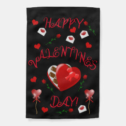 Valentinstag 1 Gartenflagge