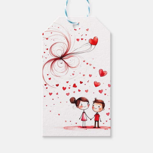 Valentinstag 2025 geschenkanhänger (Vorderseite)