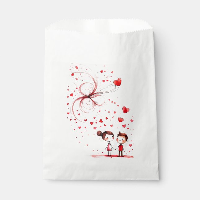 Valentinstag 2025 geschenktütchen (Vorderseite)