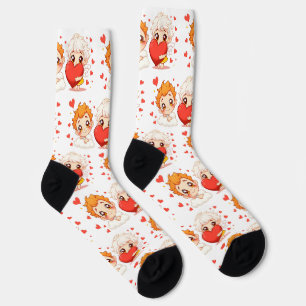 Valentinstag 2025: Süße und verspielte Engel 👼❤️ Socken