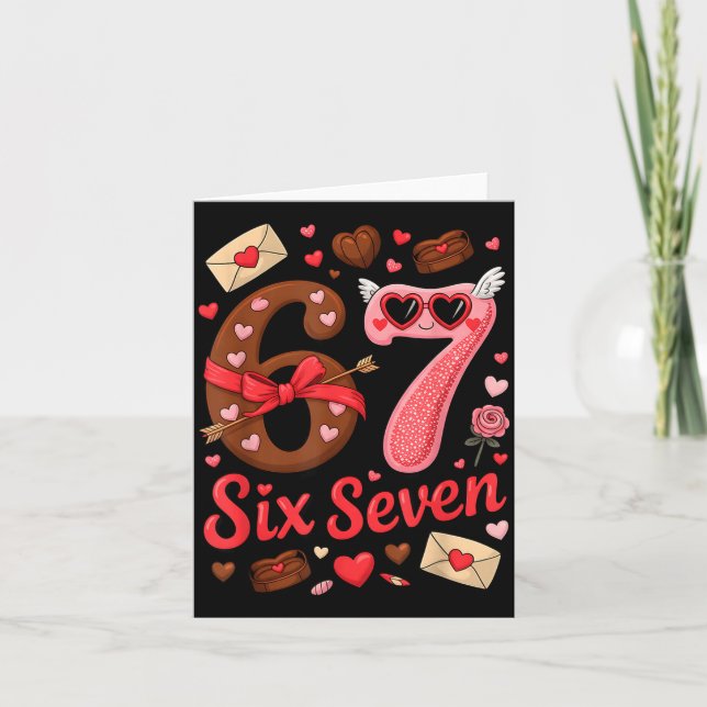 Valentinstag 67 Meme voller Herzen Lustig S Karte (Vorderseite)