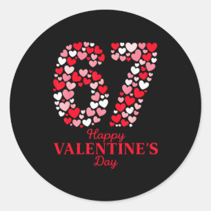 Valentinstag 67 Meme voller Herzen Lustig S Runder Aufkleber