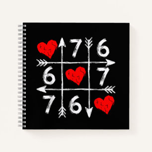 Valentinstag 67 Sechs Sieben Meme Liebe 6 7 Herz Notizbuch