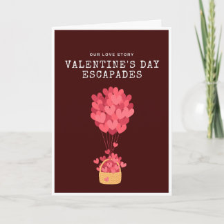 Valentinstag-Abenteuer Karte