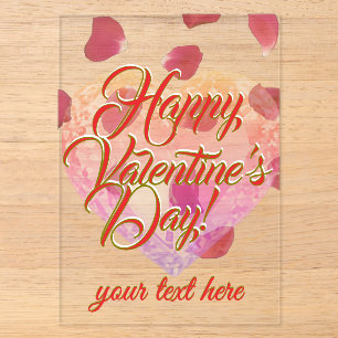 Valentinstag-Akrinvitationen Acryleinladungen