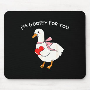 Valentinstag Alberner Gans Ich Bin Gänschen Für Di Mousepad