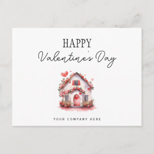 Valentinstag Anwesen Landwirtschaft Feiertagspostkarte