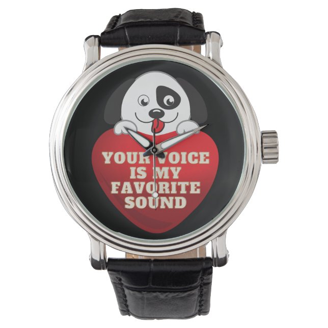 Valentinstag Armbanduhr (Vorderseite)